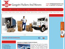 Tablet Screenshot of gangotripackers.com